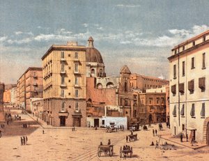 San Francesco-pladsen ved Porta Capuana i Napoli