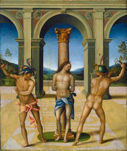 Kristi flagellation af Francesco Bacchiacca