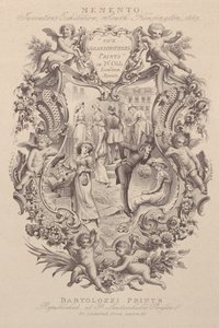 Annonce for Memento, Inventions Exhibition, South Kensington, 1885, ca. 1885. af Francesco Bartolozzi
