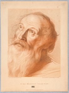 En gammel mands hoved af Francesco Bartolozzi