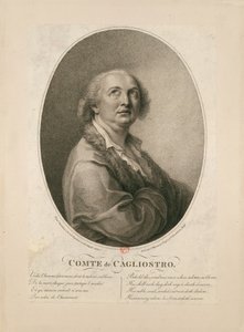 Grev Alessandro di Cagliostro 1743-1795. af Francesco Bartolozzi