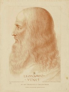 Leonardo da Vinci, 1795. af Francesco Bartolozzi