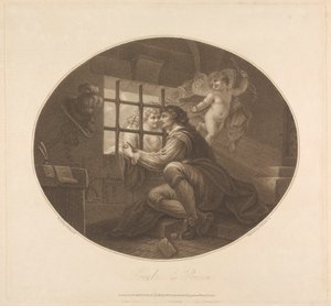 Lovelace i fængslet af Francesco Bartolozzi