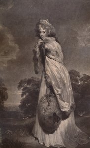 Miss Elizabeth Farren, derefter grevinde af Derby, c1792 1894 af Francesco Bartolozzi