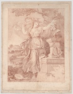 Fru Abington som Thalia, 1783. af Francesco Bartolozzi
