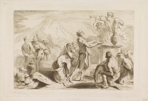 Noas offer Gamle og Nye Testamente til Castiglione (serietitel) af Francesco Bartolozzi