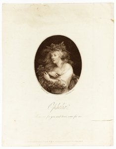 Ophelia af Francesco Bartolozzi