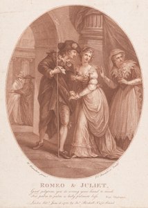 Romeo og Julie ved maskeraden Shakespeare, Romeo og Julie, 1. akt, scene 5..., 15. juni 1785.