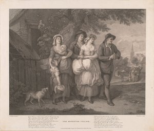 Den forladte landsby af Francesco Bartolozzi