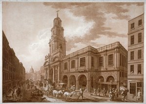 The Royal Exchange, City of London, 1788. af Francesco Bartolozzi