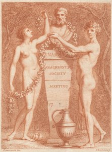 Eintrittskarte: Anacreontic Society Meeting af Francesco Bartolozzi