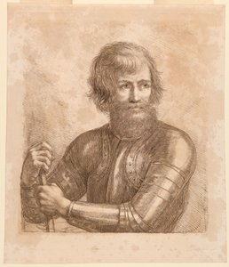 Kriger med en truncheon af Francesco Bartolozzi
