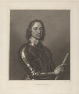 Oliver Cromwell af Francesco Bartolozzi after Robert Walker