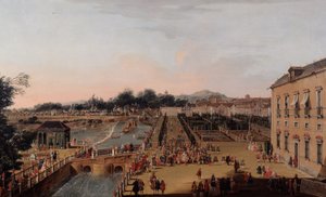 Ferdinand VI og Barbara af Braganza i Aranjuez haver, 1756