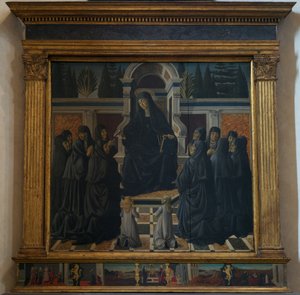 Santa Monica med augustiner-søstre, 1470