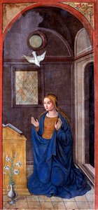 Bebudelse: Mary (maleri, omkring 1549) af Francesco Brea