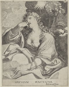 Maria Magdalena af Francesco Brizio (attributed to)
