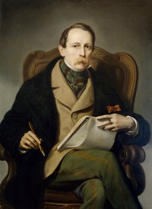 Selvportræt af Francis Coghetti (1802-1875)