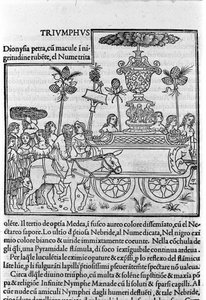 Indgravering i "Hypnerotomachia Polyphili" (drømmen om Poliphila) af den dominikanske munk Francesco Colonna, Venedig af Francesco Colonna
