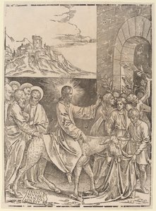 Kristi indtog i Jerusalem af Francesco Denanto
