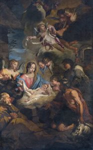 Tilbedelse af hyrderne af Francesco Fabbrica