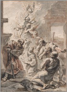Tilbedelse af hyrderne af Francesco Fontebasso