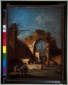 Et capriccio-par af Francesco Guardi
