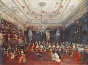 Venetiansk galakoncert af Francesco Guardi