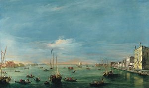 Udsigt over Giudecca -kanalen og Zattere af Francesco Guardi