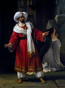 Giovanni David (1790-1864) i rollen som Alexander i melodrama Arabs in Gaul af Giovanni Papini (1796-1867) af Francesco Hayez