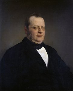Portræt af Camillo Benso, greve af Cavour (Torino af Francesco Hayez