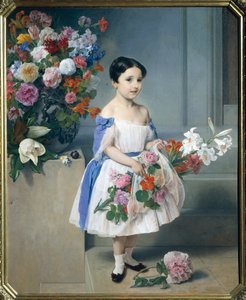 Portræt af grevinde Antonietta Negroni Prati Morosini, af Francesco Hayez af Francesco Hayez