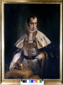 Portræt af Ferdinand I (1793 - 1875), kejser af Østrig af Francesco Hayez (1791 - 1882). Risorgimentos museum. Milano af Francesco Hayez