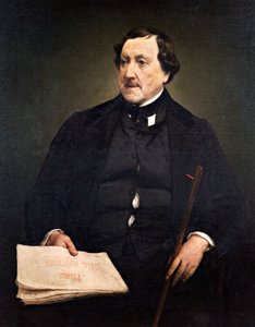 Portræt af Gioachino Rossini (Pesaro af Francesco Hayez