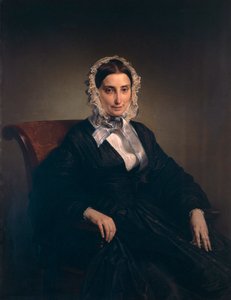 Portræt af Teresa Borri (anden hustru til Alessandro Manzoni) af Francesco Hayez (1791-1882) af Francesco Hayez