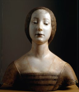 Buste af en kvinde, kendt som Isabella af Aragon af Francesco Laurana