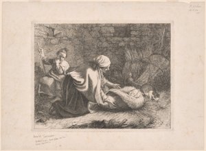 Planche 12, fra sættet med 12 pastoralscener af Francesco Londonio