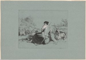 Planche 3, fra sættet med 12 pastoralscener af Francesco Londonio