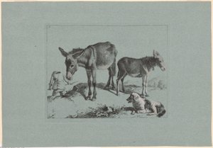 Planche 5, fra sættet med 12 pastoralscener af Francesco Londonio