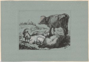 Planche 6, fra sættet med 12 pastoralscener af Francesco Londonio