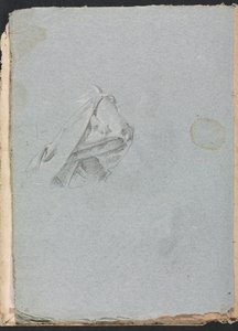 Verona Skitsebog: Draperistudie (side 10) af Francesco Lorenzi