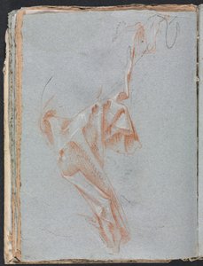 Verona Skitsebog: Draperistudie (side 38) af Francesco Lorenzi