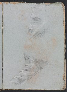 Verona Skitsebog: Draperistudie side 39, 1760. af Francesco Lorenzi