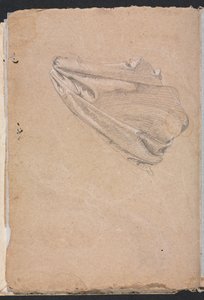 Verona Skitsebog: Draperistudie side 6, 1760. af Francesco Lorenzi