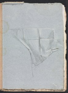 Verona Skitsebog: Draperistudie side 93, 1760. af Francesco Lorenzi