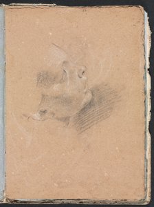 Verona Skitsebog: Kvindeprofil side 65, 1760.