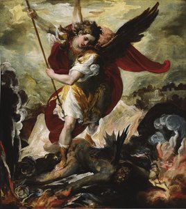 Sankt Michael besejrer Satan