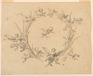Studie til Fresco Decoration, Quirinal Palace, Rom