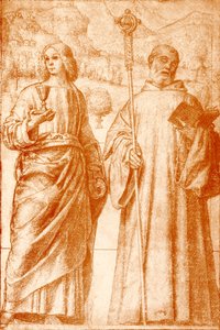 Johannes Døberen og Sankt Benedikt af Francesco Morone
