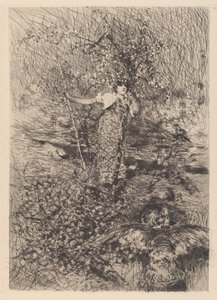 Tyrkiernes vogter [Gardeuse de dindons]